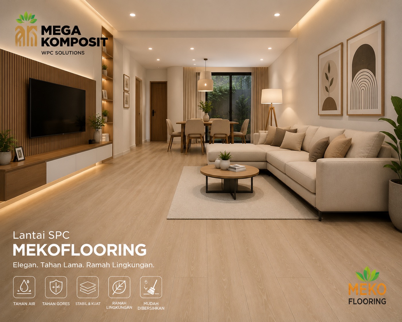 Mengenal Keunggulan SPC Meko Flooring sebagai Pilihan Lantai Modern untuk Hunian Masa Kini